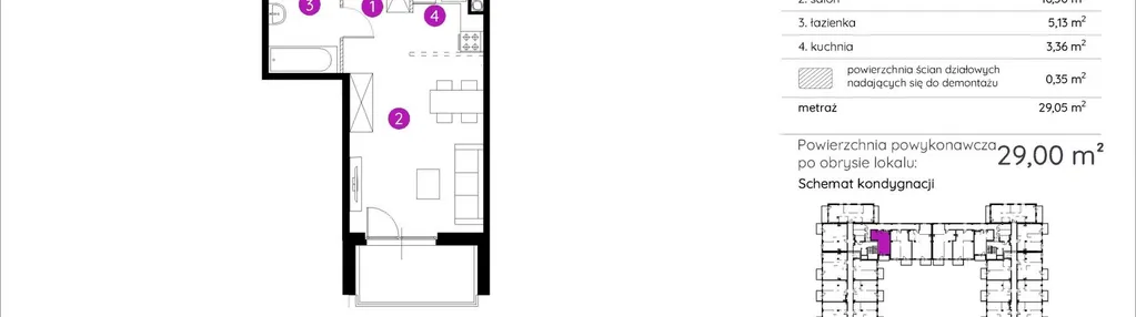 Mieszkanie w inwestycji: Murapol Apartamenty na Wzgórzu - bud. 4 i 5