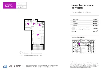 Mieszkanie w inwestycji: Murapol Apartamenty na Wzgórzu - bud. 4 i 5