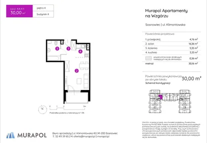 Mieszkanie w inwestycji: Murapol Apartamenty na Wzgórzu - bud. 4 i 5