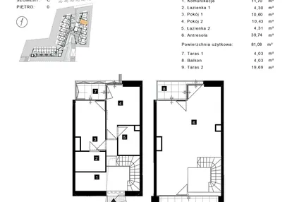 Mieszkanie w inwestycji: Cisha Apartamenty Dziwnów