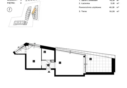 Mieszkanie w inwestycji: Cisha Apartamenty Dziwnów