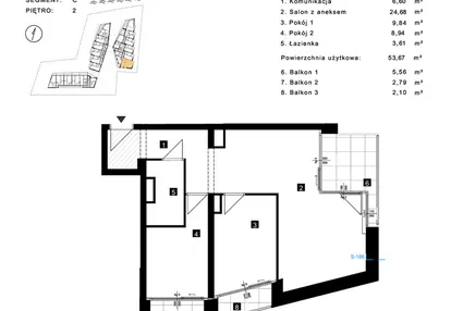 Mieszkanie w inwestycji: Cisha Apartamenty Dziwnów