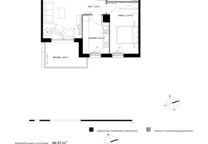 Mieszkanie w inwestycji: Nadmorski Dwór - bud. T1 i T2