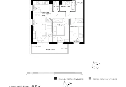 Mieszkanie w inwestycji: Nadmorski Dwór - bud. T1 i T2
