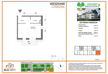 Mieszkanie w inwestycji: Zielony Brochów 7