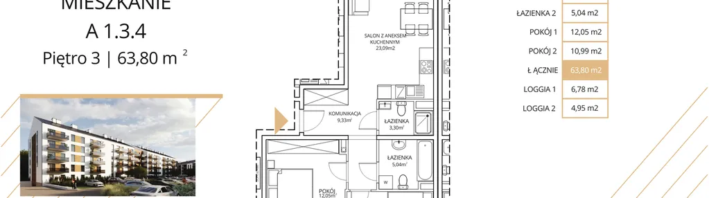 Mieszkanie w inwestycji: Apartamenty Nowe Miasto