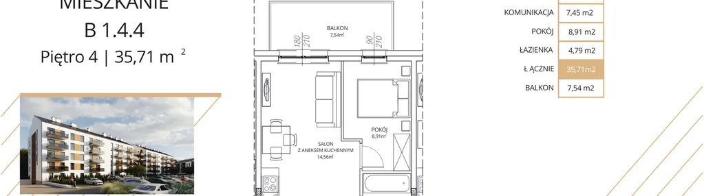 Mieszkanie w inwestycji: Apartamenty Nowe Miasto