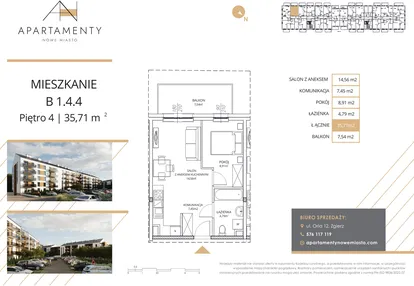 Mieszkanie w inwestycji: Apartamenty Nowe Miasto