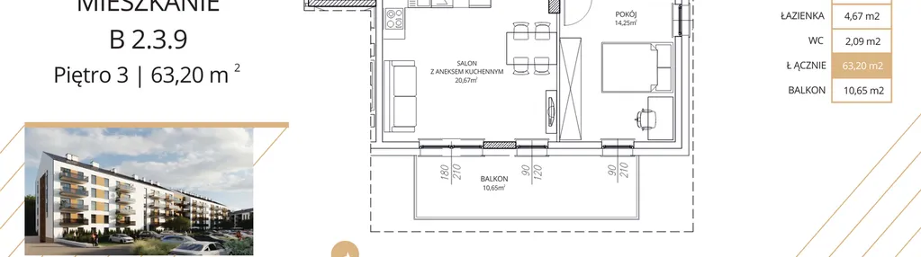 Mieszkanie w inwestycji: Apartamenty Nowe Miasto