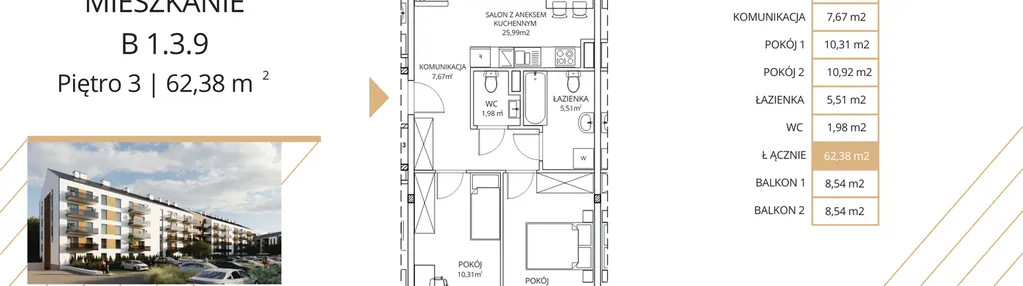 Mieszkanie w inwestycji: Apartamenty Nowe Miasto