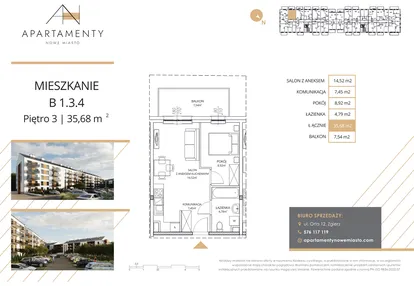 Mieszkanie w inwestycji: Apartamenty Nowe Miasto