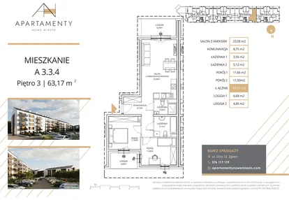 Mieszkanie w inwestycji: Apartamenty Nowe Miasto