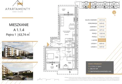 Mieszkanie w inwestycji: Apartamenty Nowe Miasto