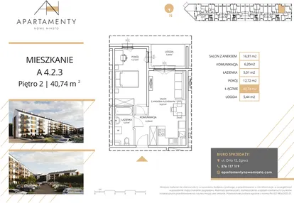 Mieszkanie w inwestycji: Apartamenty Nowe Miasto