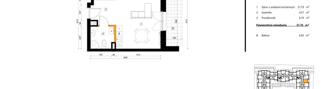 Mieszkanie w inwestycji: SPOT
