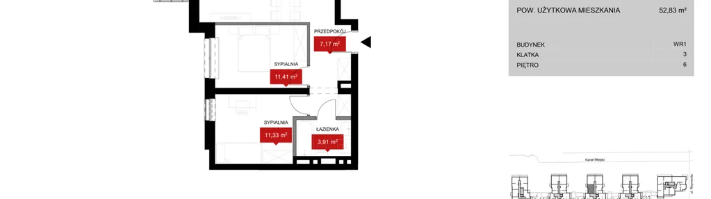 Mieszkanie w inwestycji: Przystań Reymonta