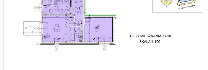 Mieszkanie w inwestycji: Zielony Zakątek - bud. G
