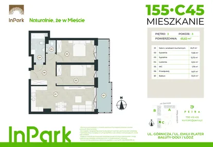 Mieszkanie w inwestycji: InPark