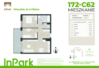 Mieszkanie w inwestycji: InPark