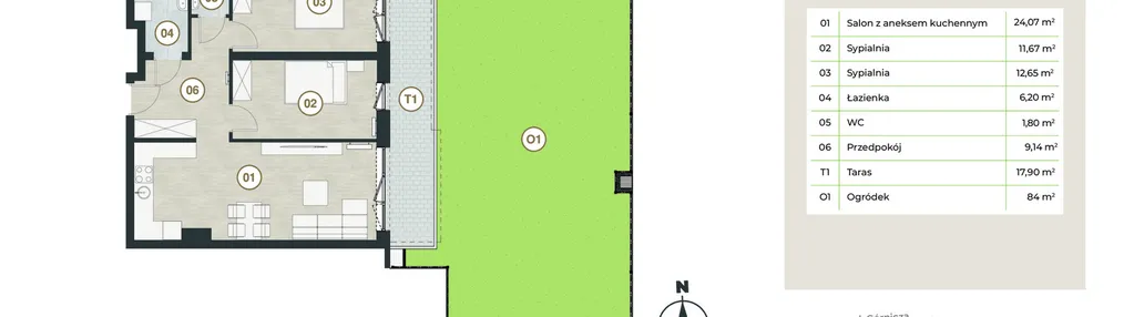 Mieszkanie w inwestycji: InPark