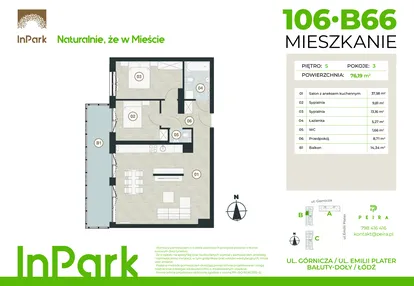 Mieszkanie w inwestycji: InPark