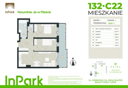 Mieszkanie w inwestycji: InPark