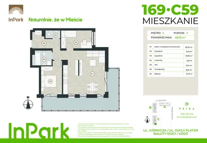 Mieszkanie w inwestycji: InPark