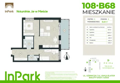 Mieszkanie w inwestycji: InPark