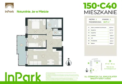Mieszkanie w inwestycji: InPark