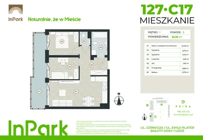 Mieszkanie w inwestycji: InPark
