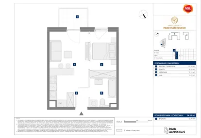 Mieszkanie w inwestycji: Apartamenty Park Matecznego Etap 1