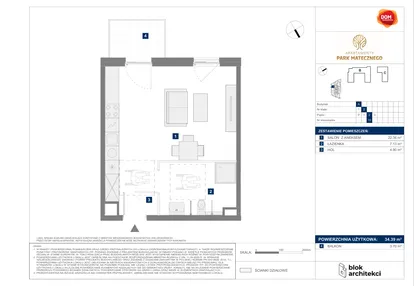 Mieszkanie w inwestycji: Apartamenty Park Matecznego Etap 1