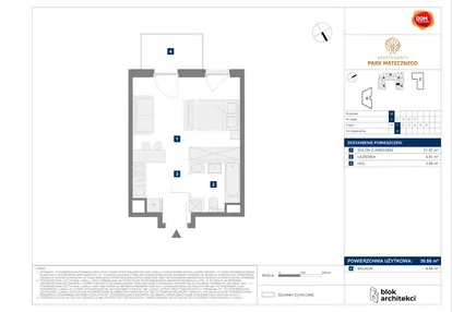 Mieszkanie w inwestycji: Apartamenty Park Matecznego Etap 1