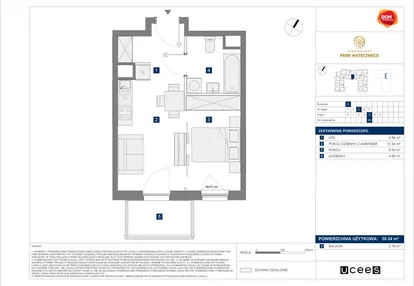 Mieszkanie w inwestycji: Apartamenty Park Matecznego Etap 1