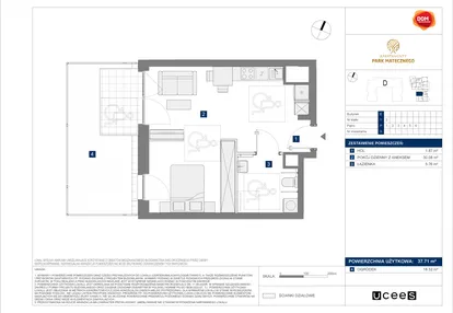 Mieszkanie w inwestycji: Apartamenty Park Matecznego Etap 1