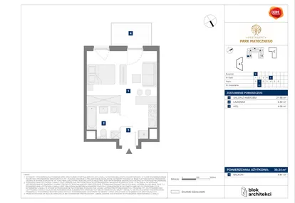 Mieszkanie w inwestycji: Apartamenty Park Matecznego Etap 1