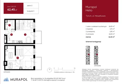 Mieszkanie w inwestycji: Murapol Helio
