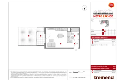 Mieszkanie w inwestycji: Dzielnica Mieszkaniowa Metro Zachód - etap 8