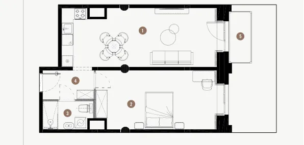 Mieszkanie w inwestycji: WIMA APARTMENTS
