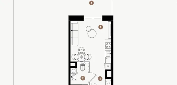 Mieszkanie w inwestycji: WIMA APARTMENTS