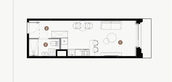 Mieszkanie w inwestycji: WIMA APARTMENTS