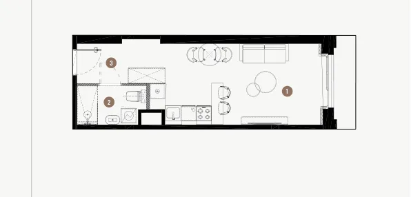 Mieszkanie w inwestycji: WIMA APARTMENTS