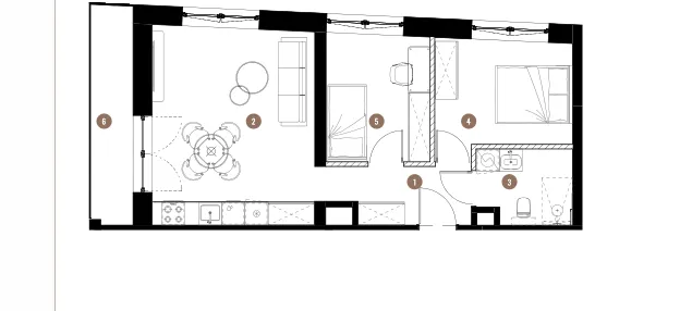Mieszkanie w inwestycji: Katowicka Residence