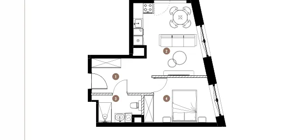 Mieszkanie w inwestycji: Katowicka Residence