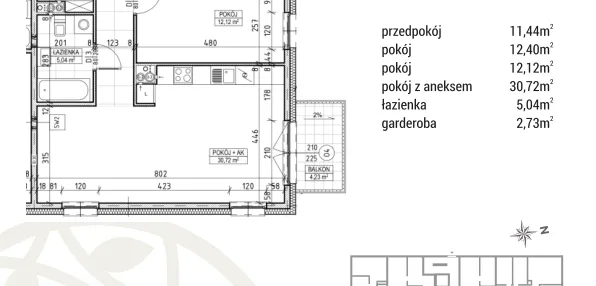 Mieszkanie w inwestycji: Zakątek Flora