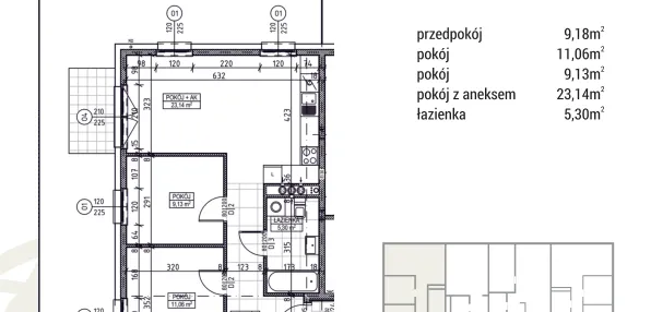 Mieszkanie w inwestycji: Zakątek Flora