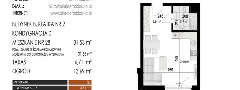 Mieszkanie w inwestycji: Osiedle Farbiarska II