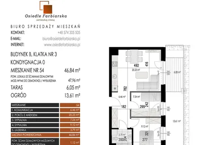 Mieszkanie w inwestycji: Osiedle Farbiarska II