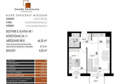 Mieszkanie w inwestycji: Osiedle Farbiarska II