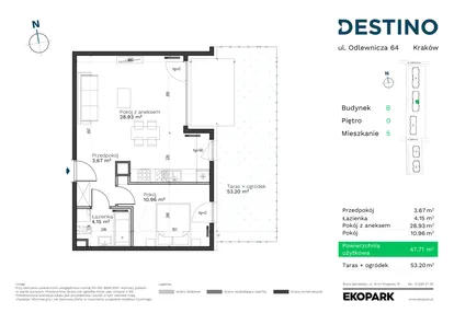 Mieszkanie w inwestycji: Destino